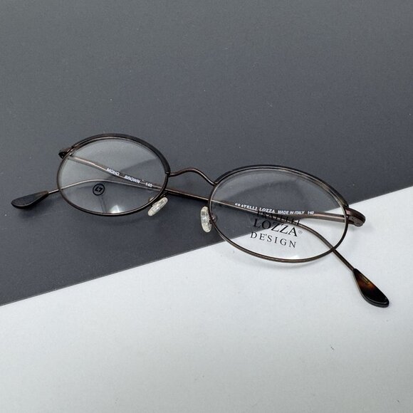 FRATELLI LOZZA Moho Eyeglasses 47 [] 17-140 Matte Tortoise Copper - Picture 8 of 8